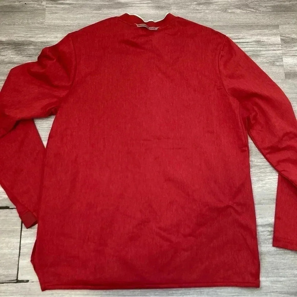 Washington‎ State Cougars Nike Dri-Fit 1/2 Zip Red Fleece lined size L - Picture 4 of 10